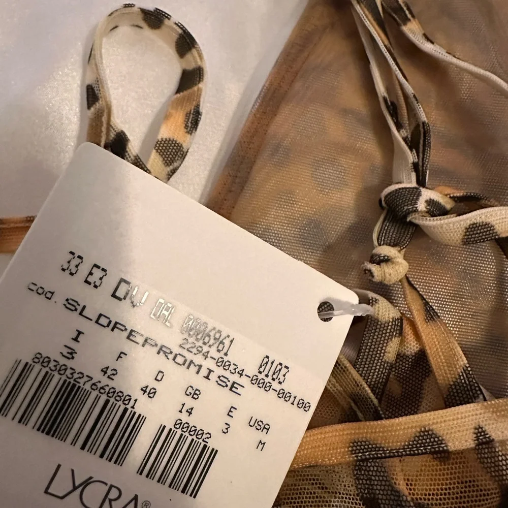 La Perla Vintage leopard sheer Chemise Set